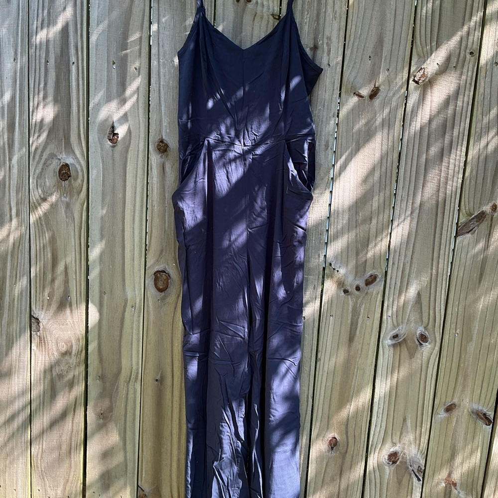 Elegant Navy Blue Romper